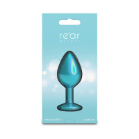 Анальная пробка NS Novelties Rear Assets - Iridescent Teal - Medium - Teal — Просмотреть изображение 4
