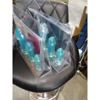 Набір анальних пробок Doc Johnson Crystal Jellies - Anal Starter Kit Teal (м'ятий та без вставки!!!) — Просмотреть изображение 2