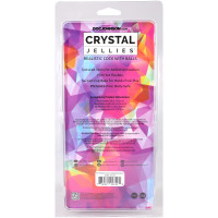 Фаллоимитатор Doc Johnson Crystal Jellies - Realistic cock with balls 8.5 Inch - Rainbow — Просмотреть изображение 6