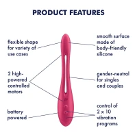 Універсальний гнучкий вібратор для пар Satisfyer Elastic Game Battery Series (м'яте паковання!!!) — Переглянути зображення 10