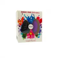 Віброяйце Alive Magic Egg 3.0 Purple з пультом ДК, на батарейках — Переглянути зображення 2