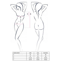 Боди монокини Passion ADARA BODY XXL/XXXL, red