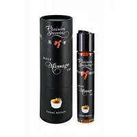 Масажна олія Plaisirs Secrets Creme Brulee (59 мл) з афродизіаками їстівна, подарункове паковання — Переглянути зображення 1