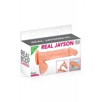 Фалоімітатор Real Body — Real Jayson Flesh, TPE, діаметр 4 см — Переглянути зображення 3