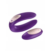 Вібратор для пар Satisfyer Double Plus Remote із пультом ДК та двома моторчиками — Переглянути зображення 1