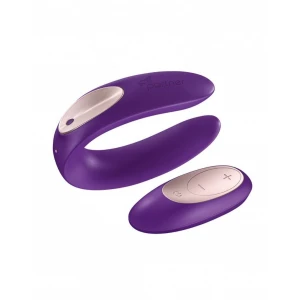 Вібратор для пар Satisfyer Double Plus Remote із пультом ДК та двома моторчиками