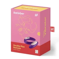 Вібратор для пар Satisfyer Double Plus Remote із пультом ДК та двома моторчиками — Переглянути зображення 2