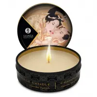 Масажна свічка Shunga Mini Massage Candle – Vanilla Fetish (30 мл) з афродизіаками — Переглянути зображення 1