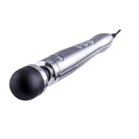 Вібромасажер DOXY Die Cast 3 Silver (Satin), дуже потужний, живлення 220В, металевий корпус — Просмотреть изображение 2