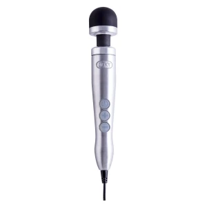 Вібромасажер DOXY Die Cast 3 Silver (Satin), дуже потужний, живлення 220В, металевий корпус