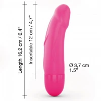 Вібратор Dorcel Real Vibration S Magenta 2.0, діаметр 3,7см, перезаряджається, для точки G — Переглянути зображення 5
