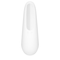 Вакуумний кліторальний стимулятор Satisfyer Curvy 1+ White з керуванням через інтернет — Переглянути зображення 3