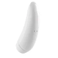 Вакуумний кліторальний стимулятор Satisfyer Curvy 1+ White з керуванням через інтернет — Переглянути зображення 2