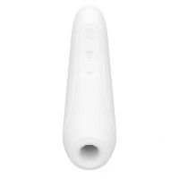Вакуумний кліторальний стимулятор Satisfyer Curvy 1+ White з керуванням через інтернет — Переглянути зображення 4