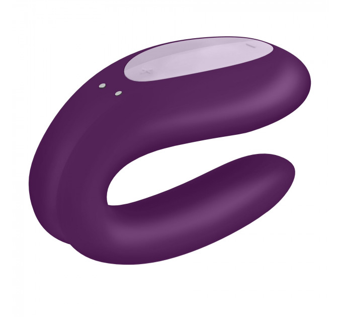 Смарт-вібратор для пар Satisfyer Double Joy Violet із широким кліторальним стимулятором