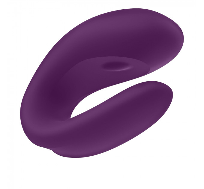 Смарт-вібратор для пар Satisfyer Double Joy Violet із широким кліторальним стимулятором