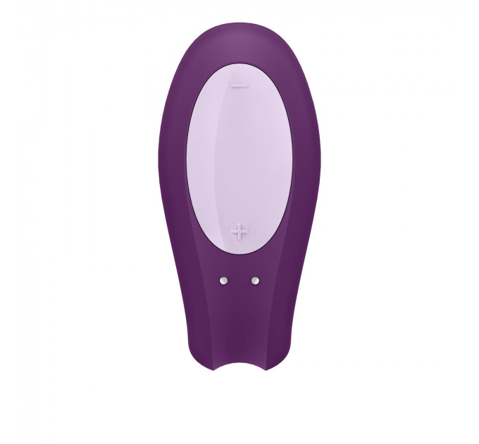 Смарт-вібратор для пар Satisfyer Double Joy Violet із широким кліторальним стимулятором