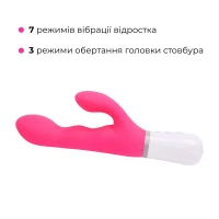 Смарт вібратор-кролик Lovense Nora з обертовим стовбуром — Переглянути зображення 5