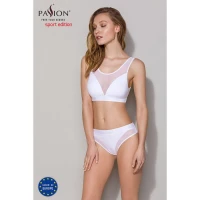 Трусики з прозорою вставкою Passion PS002 PANTIES S, white — Просмотреть изображение 3