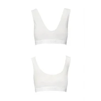 Спортивний топ з еластичної бавовни Passion PS005 TOP L, white — Переглянути зображення 5