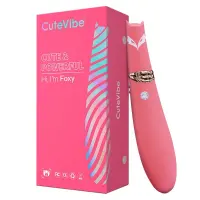 Вакуумний стимулятор з вібрацією CuteVibe Foxy Sakura — Переглянути зображення 4