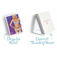 Эротический костюм медсестры Obsessive 834-CST-6 L/XL, бело-голубой — Просмотреть изображение 8