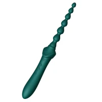 Мультифункціональний вібратор Zalo — Bess 2 Turquoise Green, 4 насадки, підігрів — Переглянути зображення 6