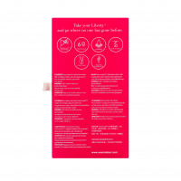 Вакуумный клиторальный стимулятор Womanizer Liberty Pink, магнитная крышка, 2 насадки — Просмотреть изображение 8