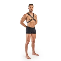 Портупея Bedroom Fantasies: Lionel Bondage Harness, чорна — Переглянути зображення 5