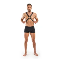Портупея Bedroom Fantasies: Lionel Bondage Harness, чорна — Переглянути зображення 4