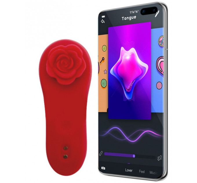 Смарт-вибратор в трусики Fun Town Caleo, надежное крепление на магните