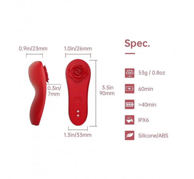 Смарт-вибратор в трусики Fun Town Caleo, надежное крепление на магните