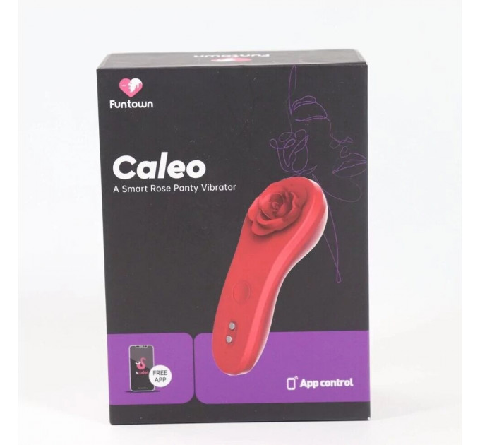 Смарт-вибратор в трусики Fun Town Caleo, надежное крепление на магните
