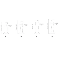 Насадка для страпона Strap-On-Me P&amp;G-Spot Dildo, силикон, размер XL — Просмотреть изображение 4
