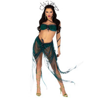 Эротический костюм Медузы Горгоны Leg Avenue Medusa Costume L, топ, юбка, нарукавники, украшения