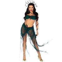 Еротичний костюм Медузи Горгони Leg Avenue Medusa Costume L, топ, спідниця, нарукавники, прикраси — Просмотреть изображение 3