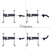 Фаллоимитатор для секс-машин Hismith 8.3″ Silicone Dildo Black, система KlicLok, гибкий стержень