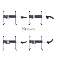 Фалоімітатор для секс-машин Hismith 8.3″ Silicone Dildo Black, система KlicLok, гнучкий стрижень — Просмотреть изображение 4
