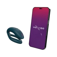 Смарт-вібратор для пар We-Vibe Sync O Velvet Green, пульт ДК — Просмотреть изображение 5