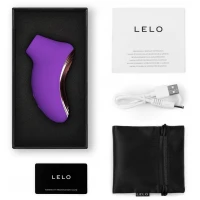 Звуковий стимулятор клітора LELO SONA 2 Travel Purple, тревел-версія, 12 режимів — Переглянути зображення 3