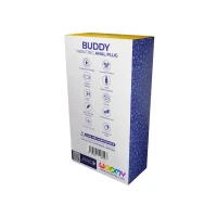 Анальний вібростимулятор Wooomy Buddy, темно-зелений, гнучкий, 10 режимів вібрації, знімна віброкуля — Переглянути зображення 6