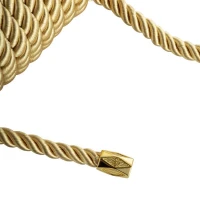 Мотузка для шибарі LOCKINK SEVANDA Shibari Pratice Rope, золотиста, 8 м, нейлон+бавовна — Переглянути зображення 2