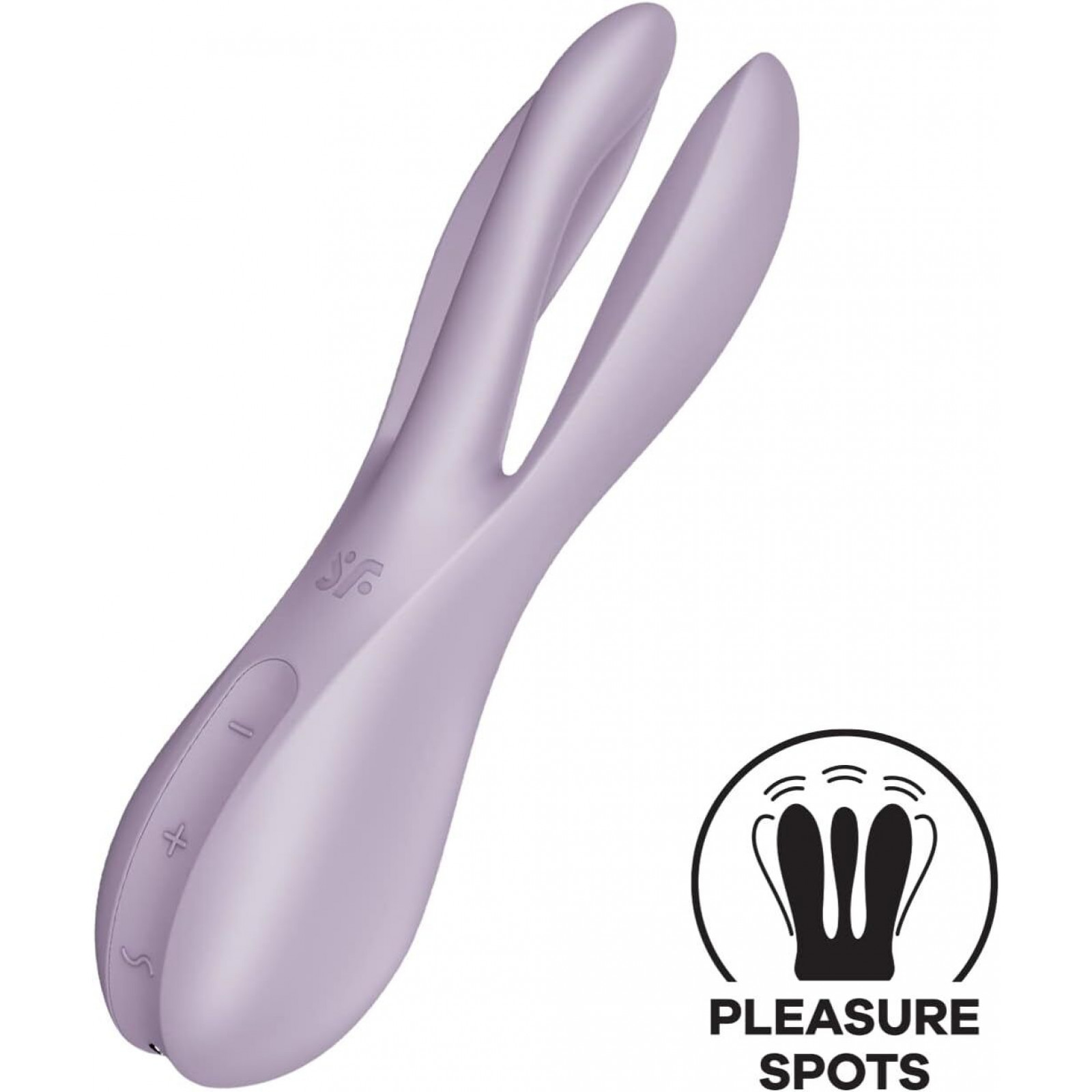 Клиторальный вибратор Satisfyer Threesome 2 Violet, 3 гибких пальчика, 3 мотора