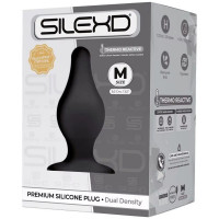 Анальная пробка SilexD (Model 2 size M), двухслойная, силикон+Silexpan (предыдущая упаковка!!!)
