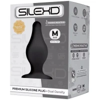 Анальная пробка SilexD (Model 2 size M), двухслойная, силикон+Silexpan (предыдущая упаковка!!!) — Просмотреть изображение 5