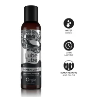 Лубрикант з імітацією сперми Orgie Lube Tube Semen Lube, 150 мл, водна основа, без смаку та запаху — Переглянути зображення 3