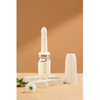 Мини секс-машина KISSTOY Tutu II на присоске, пульсация, имитация фрикций, подогрев, съемная насадка — Просмотреть изображение 4