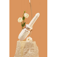 Мини секс-машина KISSTOY Tutu II на присоске, пульсация, имитация фрикций, подогрев, съемная насадка — Просмотреть изображение 5