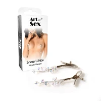 Затискачі для сосків Art of Sex Snow White — Просмотреть изображение 3