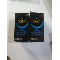 Безлатексні преміум-презервативи SKYN Extra Lubricated 24 шт (м'яте паковання!!!) — Переглянути зображення 2